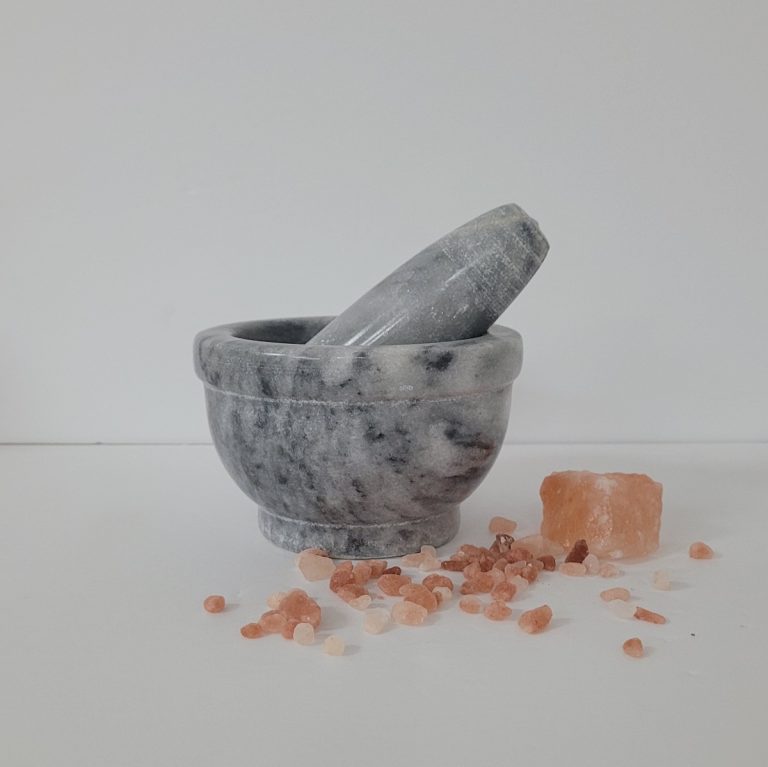 Marble Mortar Pestle