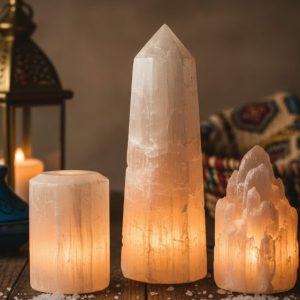 Moroccan Selenite Lamps