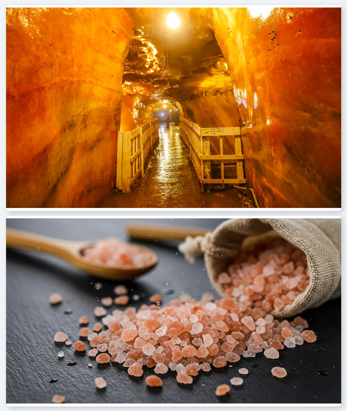 Khewra Salt Mine in Pakistan and Himalayan Bath Salt