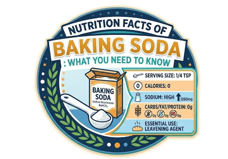 image showing logo image of article Nutrition Facts of Baking Soda