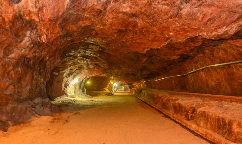 Khewra Salt Mine in Pakistan where authentic Himalayan salt is mined