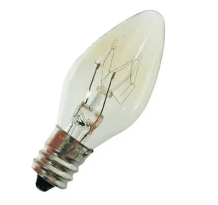 Ultimate 15W C7 Bulb – E12 Replacement for Salt Lamps, Wax Warmers