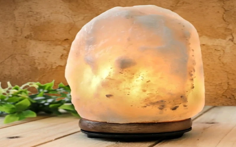 himalayan white salt lamp image by premier halite